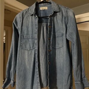 Madewell Blue Denim Shirt